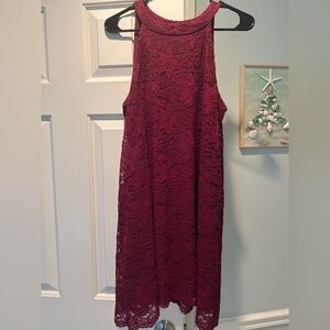 Altar’d State burgundy dress - size L